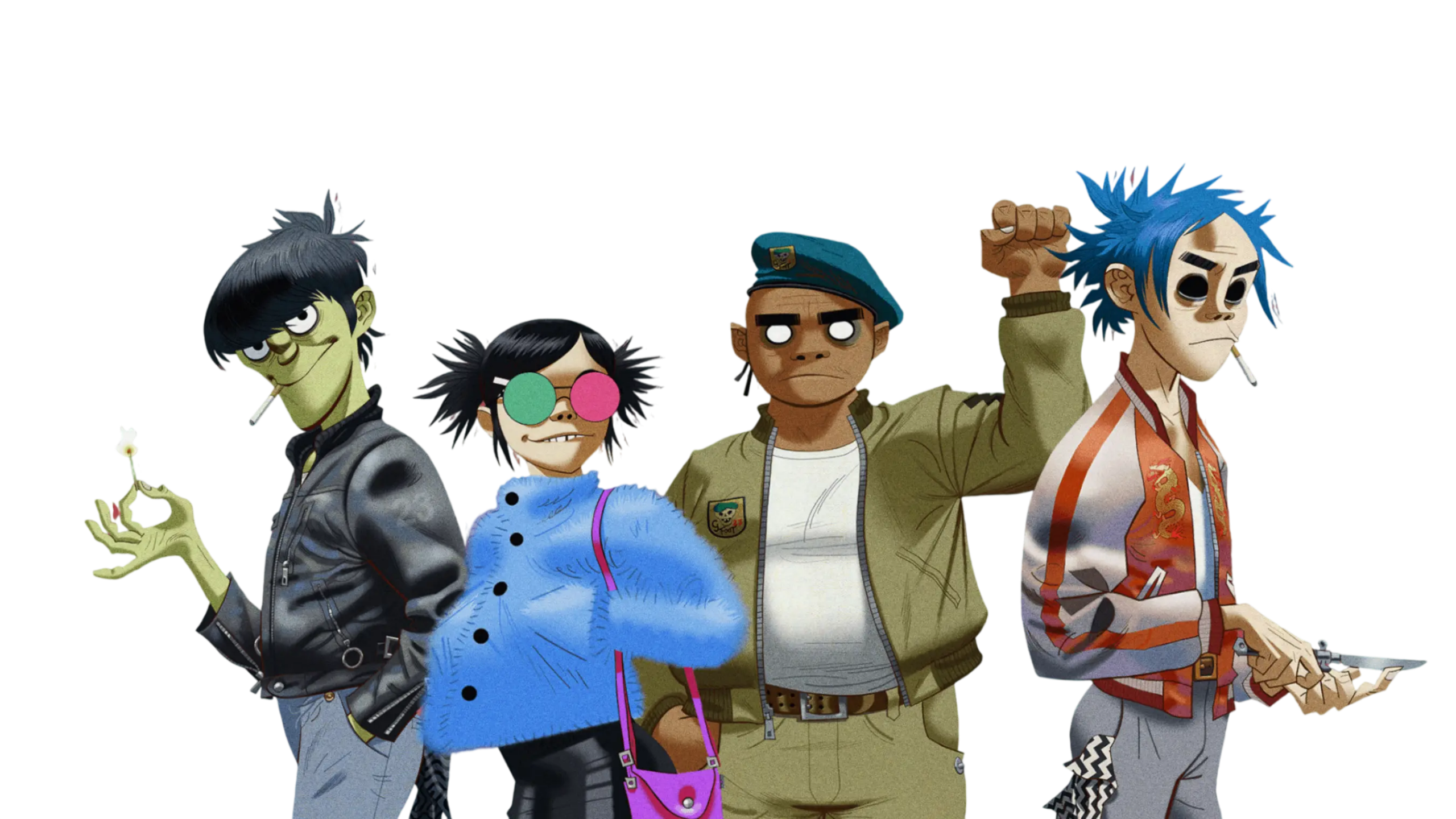 GORILLAZ banda, musical